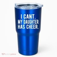 Cheer Dad Daughter Cheerleading Father's Day Cheerleader Gift Tumbler thumb 0