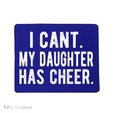Cheer Dad Daughter Cheerleading Father's Day Cheerleader Gift Mousepad