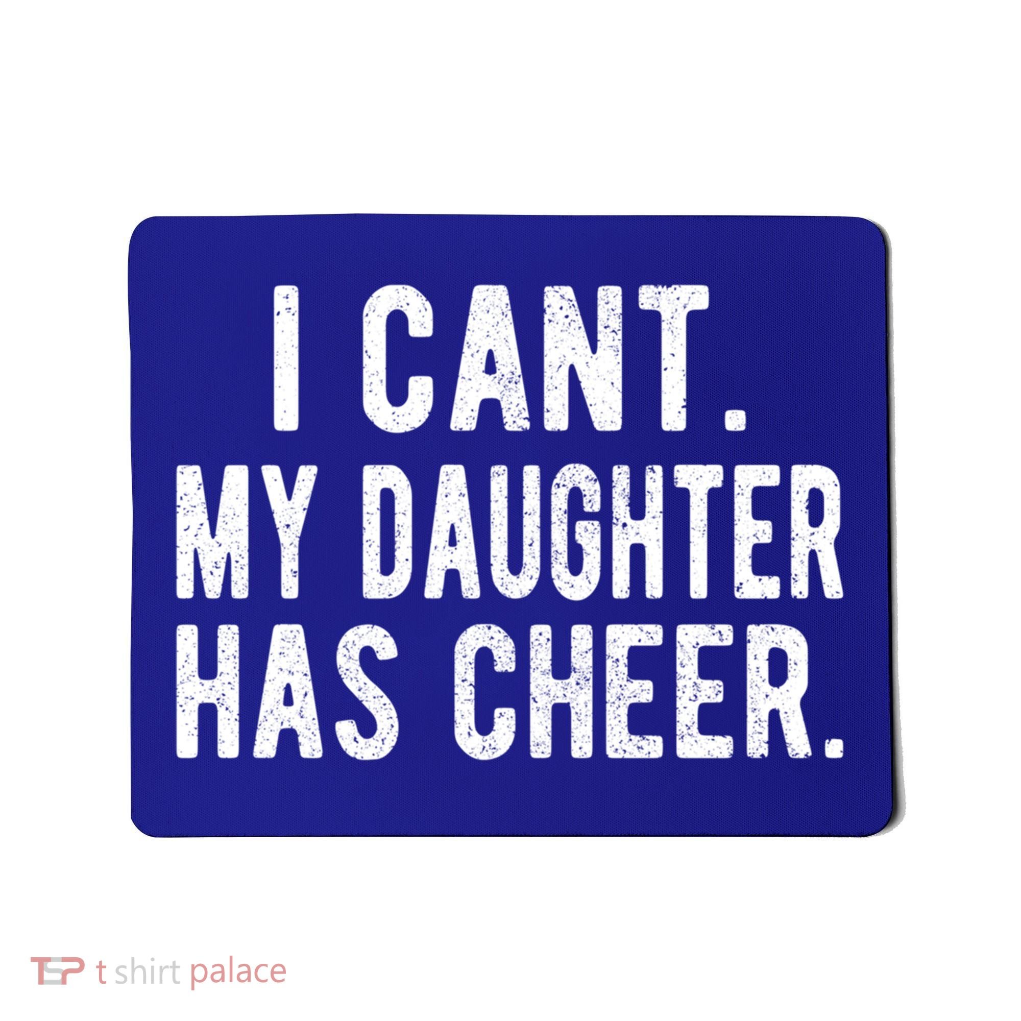 Cheer Dad Daughter Cheerleading Father's Day Cheerleader Gift Mousepad