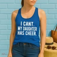 Cheer Dad Daughter Cheerleading Father's Day Cheerleader Gift Women's Tank Top thumb 2