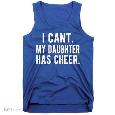 Cheer Dad Daughter Cheerleading Father's Day Cheerleader Gift Tank Top