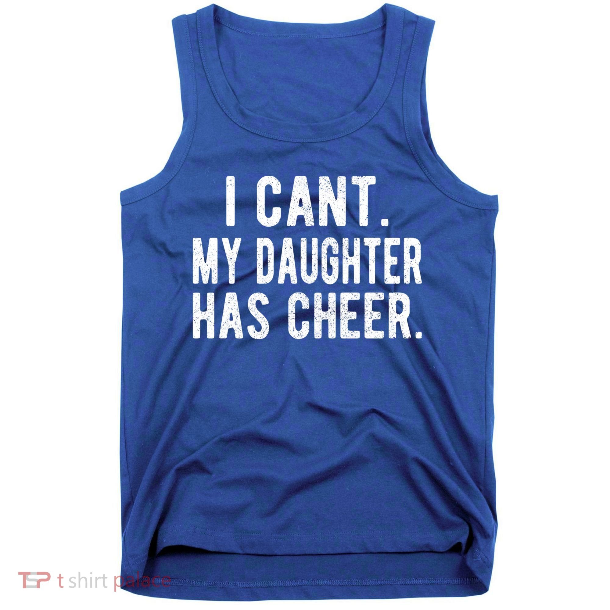 Cheer Dad Daughter Cheerleading Father's Day Cheerleader Gift Tank Top