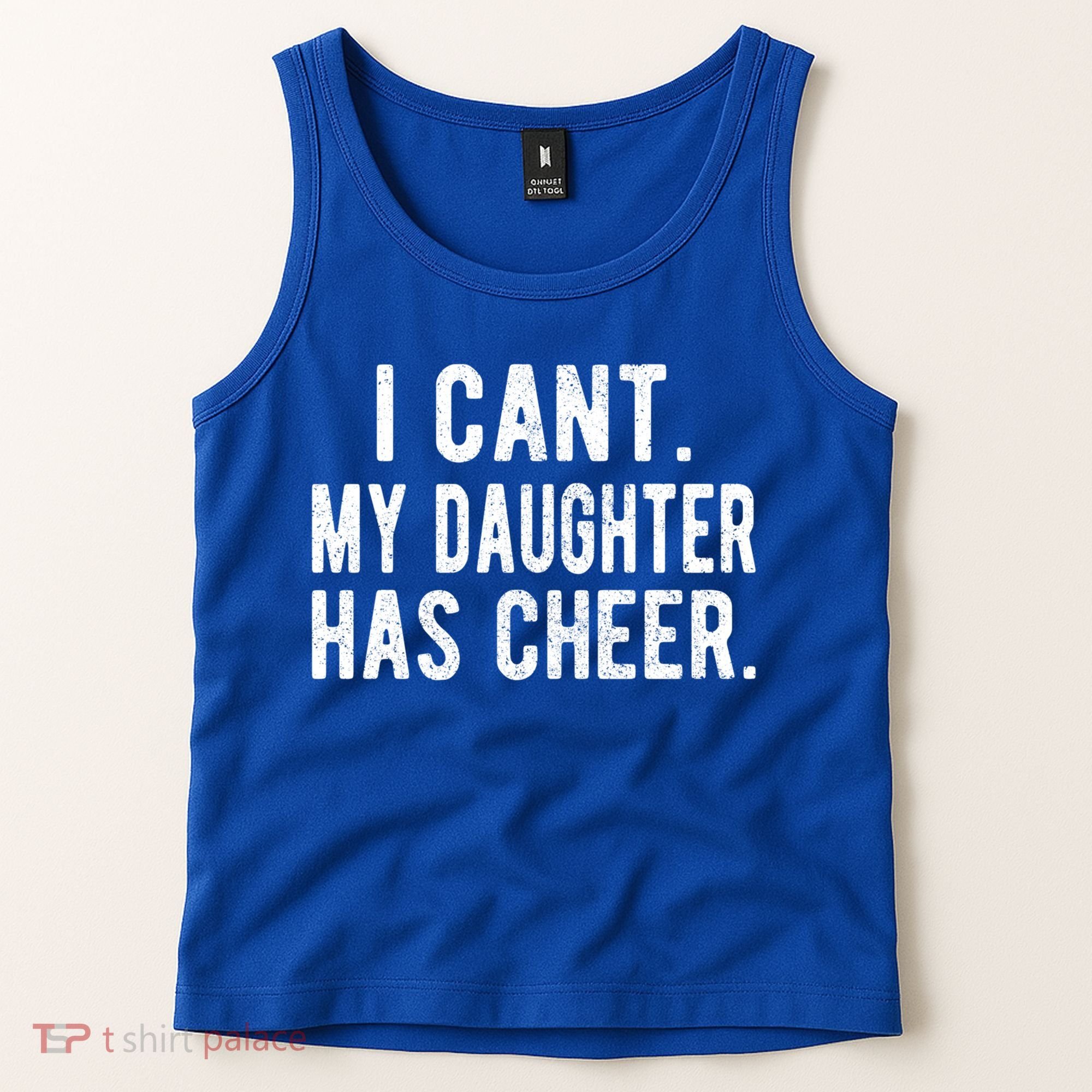 Cheer Dad Daughter Cheerleading Father's Day Cheerleader Gift Tank Top