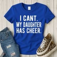 Cheer Dad Daughter Cheerleading Father's Day Cheerleader Gift Women's T-Shirt thumb 3