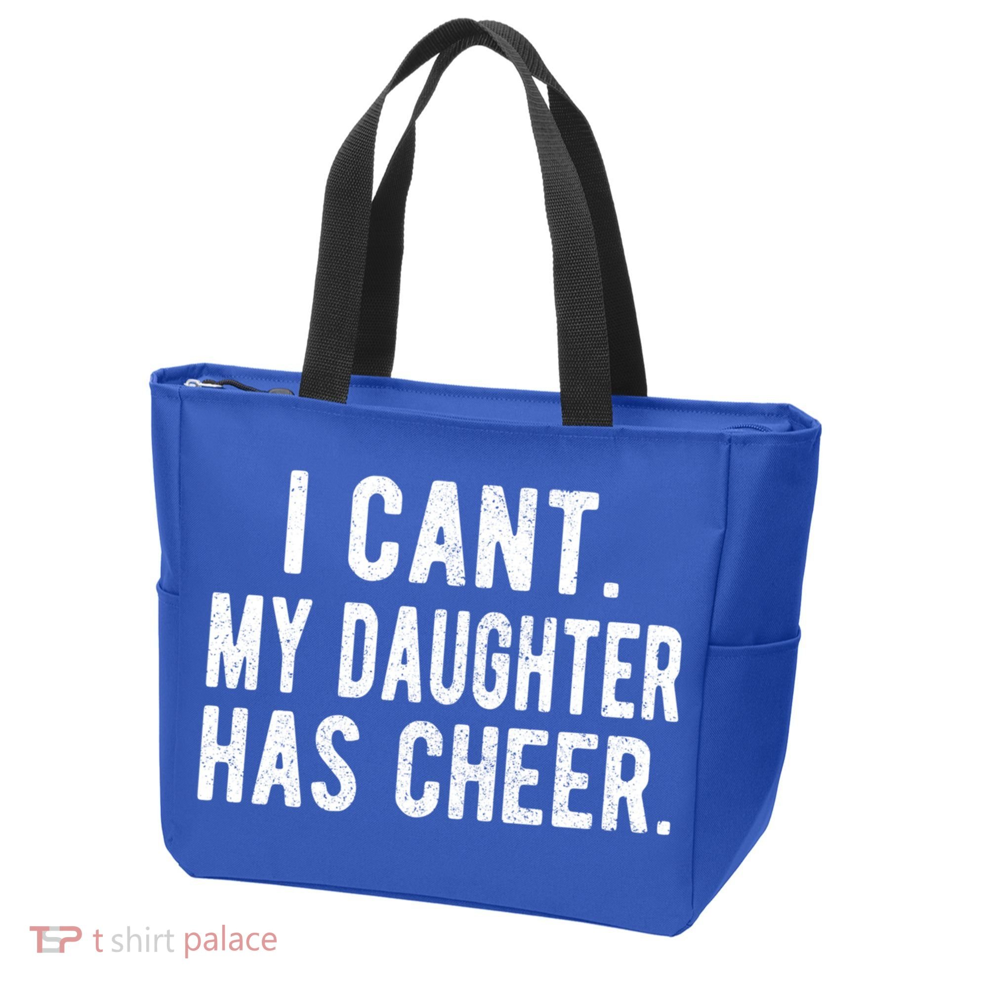 Cheer Dad Daughter Cheerleading Father's Day Cheerleader Gift Tote Bag