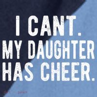 Cheer Dad Daughter Cheerleading Father's Day Cheerleader Gift Raglan Baseball Sleeve Shirt thumb 2