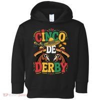 Cinco De Derby Funny Derby De Mayo Taco Horse Racing Toddler Hoodie thumb 0
