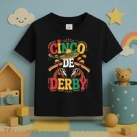 Cinco De Derby Funny Derby De Mayo Taco Horse Racing Toddler T-Shirt thumb 3