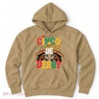 Cinco De Derby Funny Derby De Mayo Taco Horse Racing Hoodie thumb 0