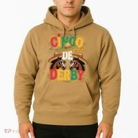 Cinco De Derby Funny Derby De Mayo Taco Horse Racing Hoodie thumb 2