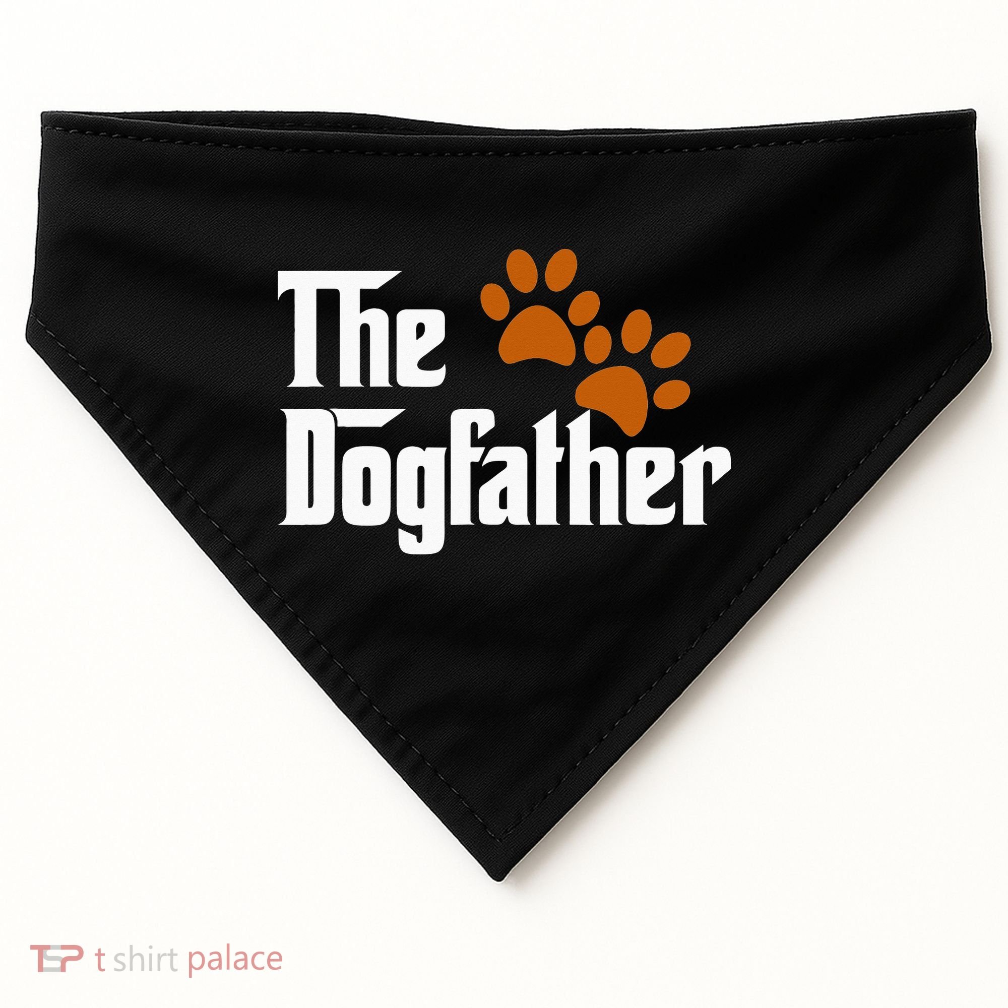 Cool Dog Dad Dog Father The DogFather USA-Made Doggie Bandana