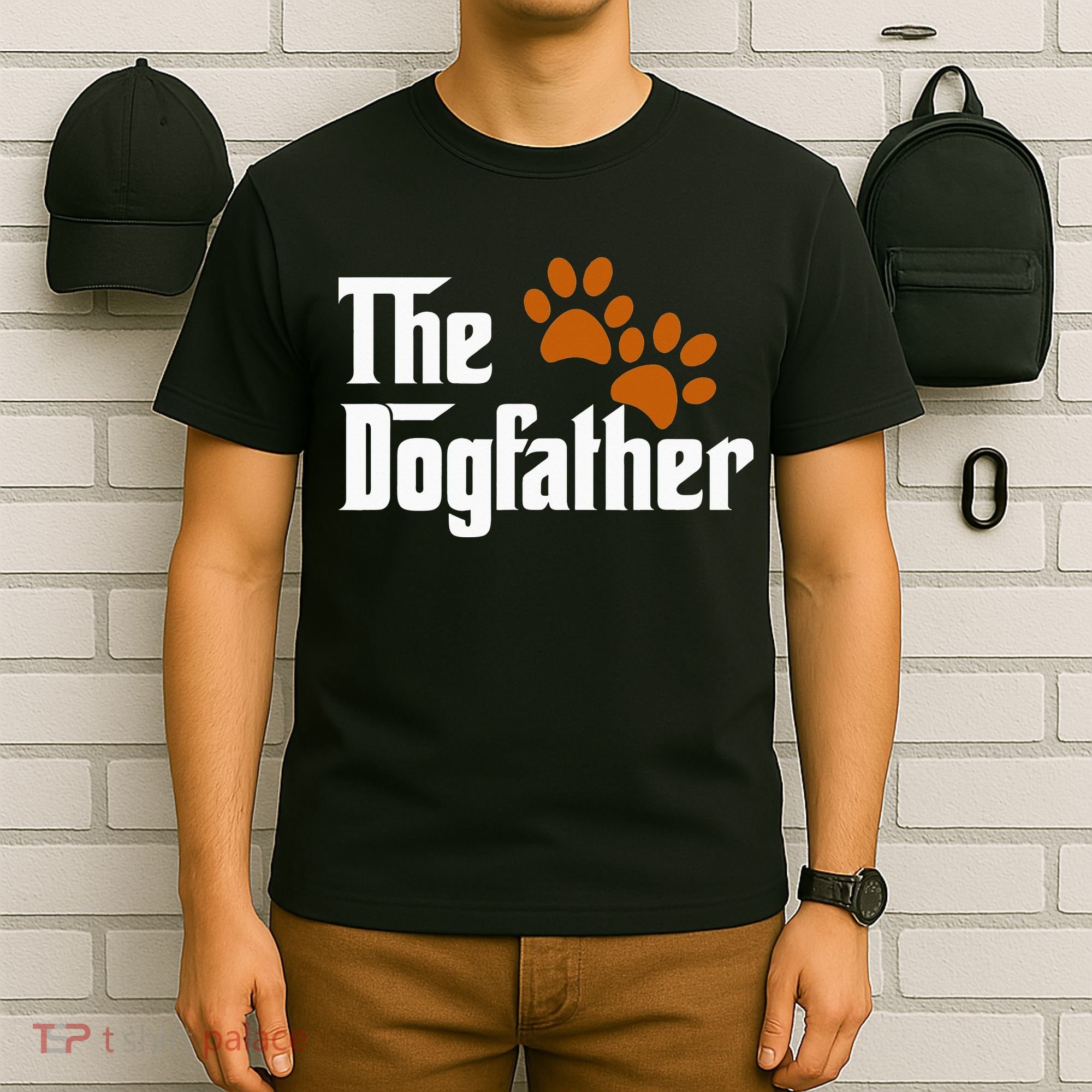 Cool Dog Dad Dog Father The DogFather T-Shirt