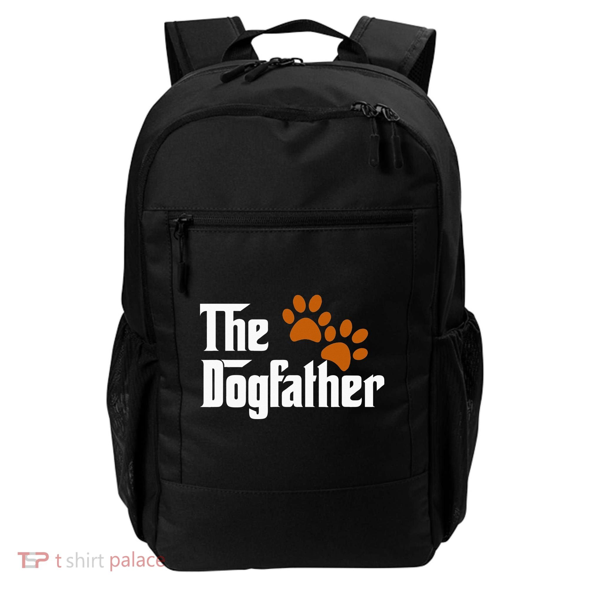 Cool Dog Dad Dog Father The DogFather Backpack