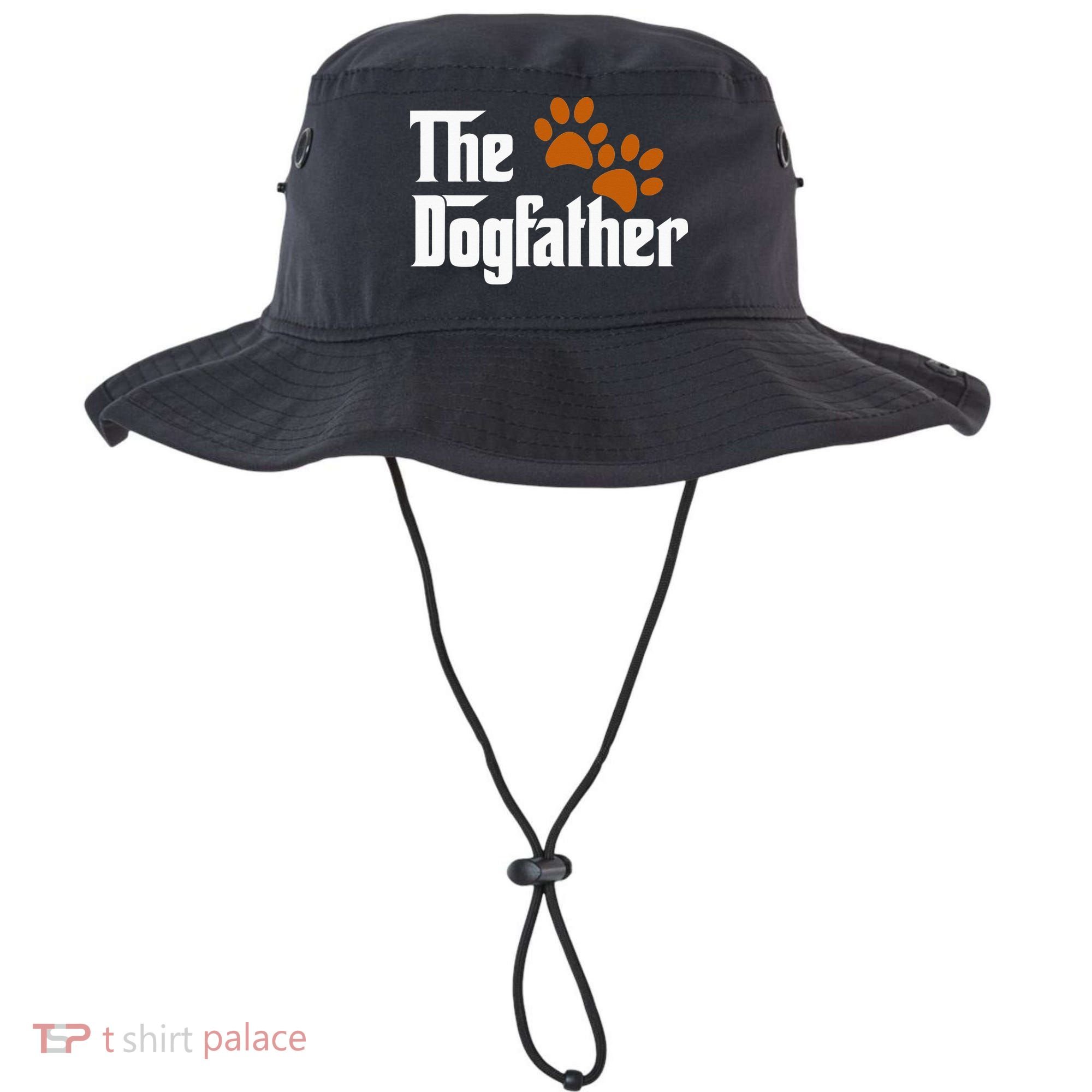 Cool Dog Dad Dog Father The DogFather Bucket Hat