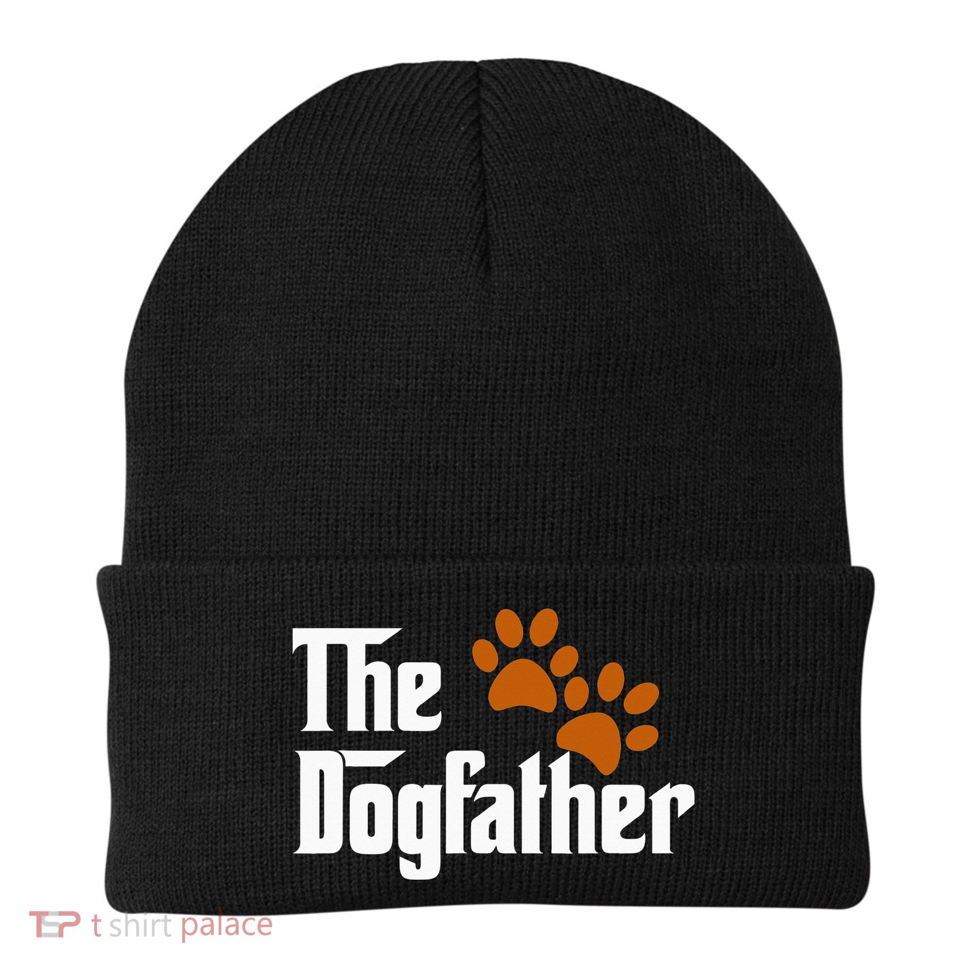 Cool Dog Dad Dog Father The DogFather Beanie