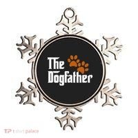Cool Dog Dad Dog Father The DogFather Ornament thumb 0