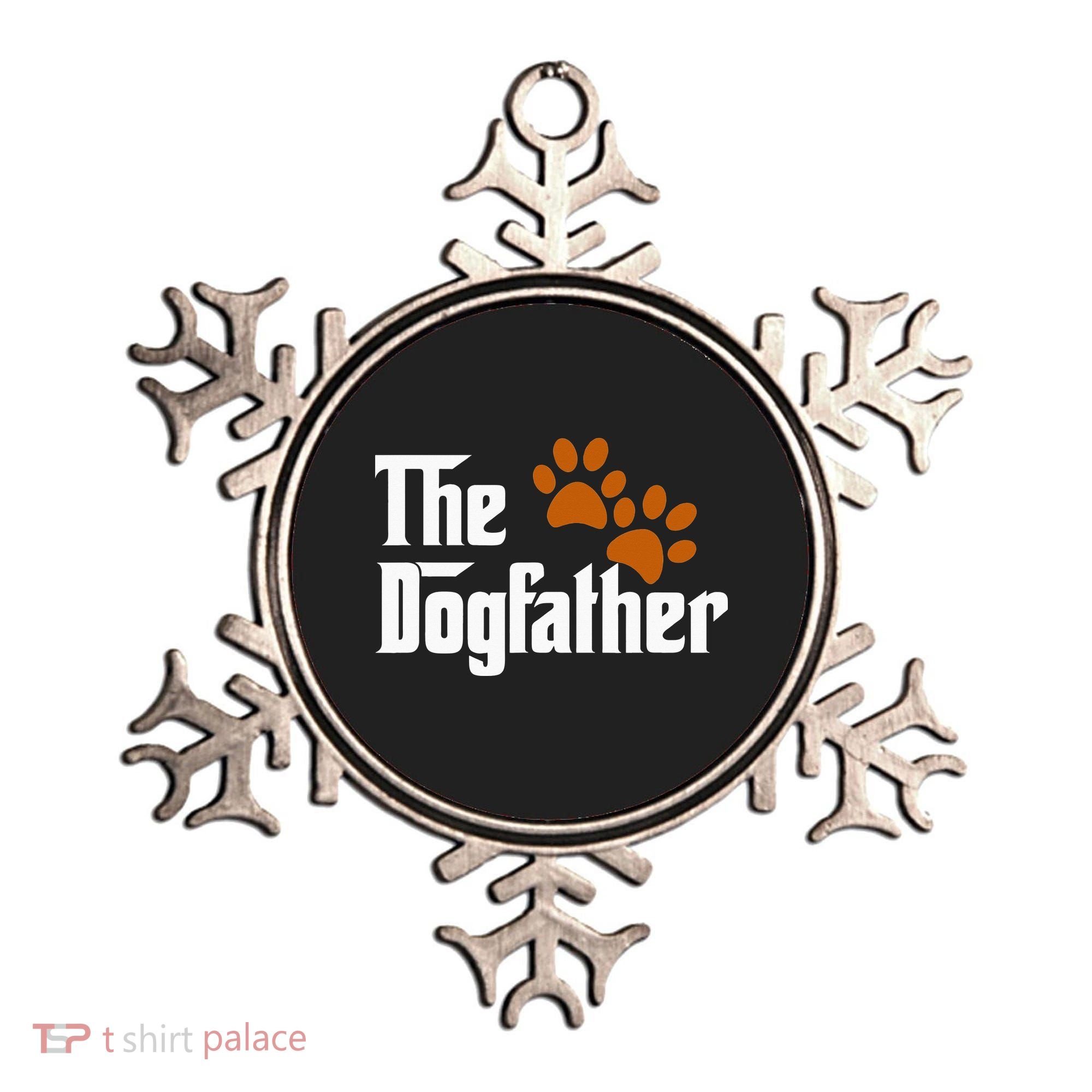 Cool Dog Dad Dog Father The DogFather Ornament