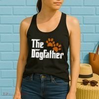 Cool Dog Dad Dog Father The DogFather Women's Tank Top thumb 2