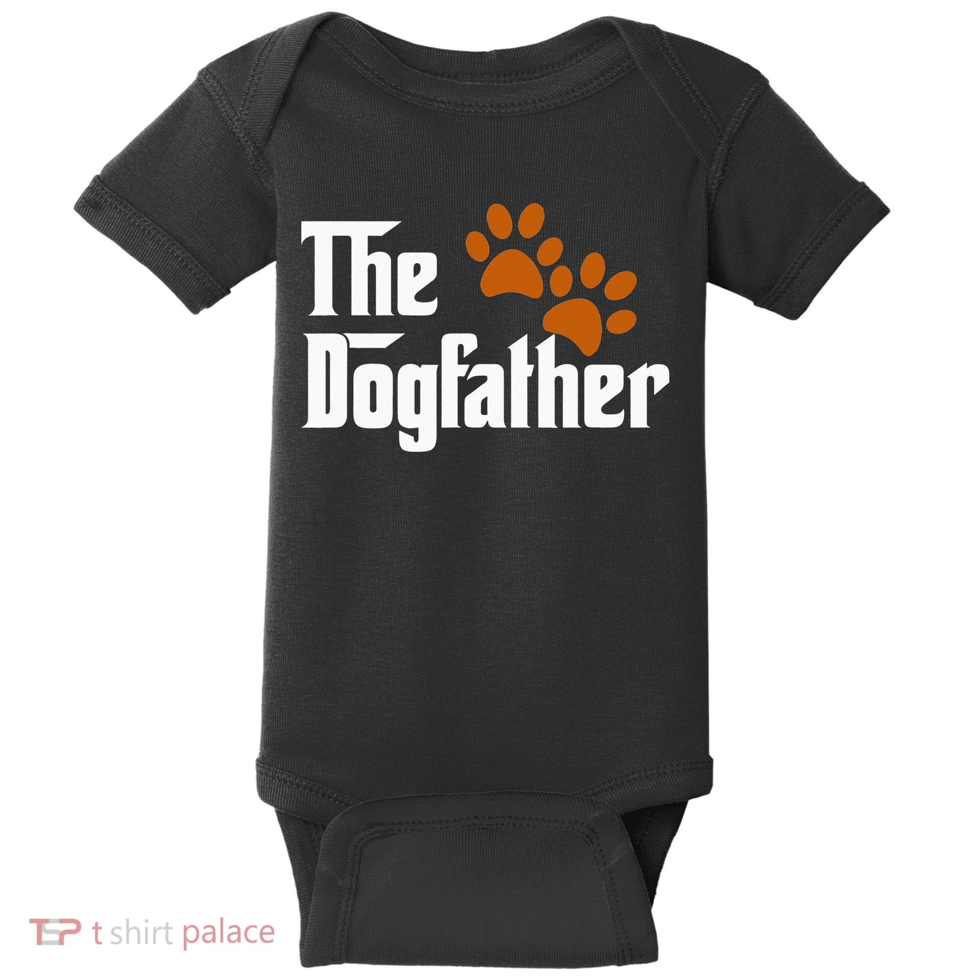 Cool Dog Dad Dog Father The DogFather Baby Bodysuit