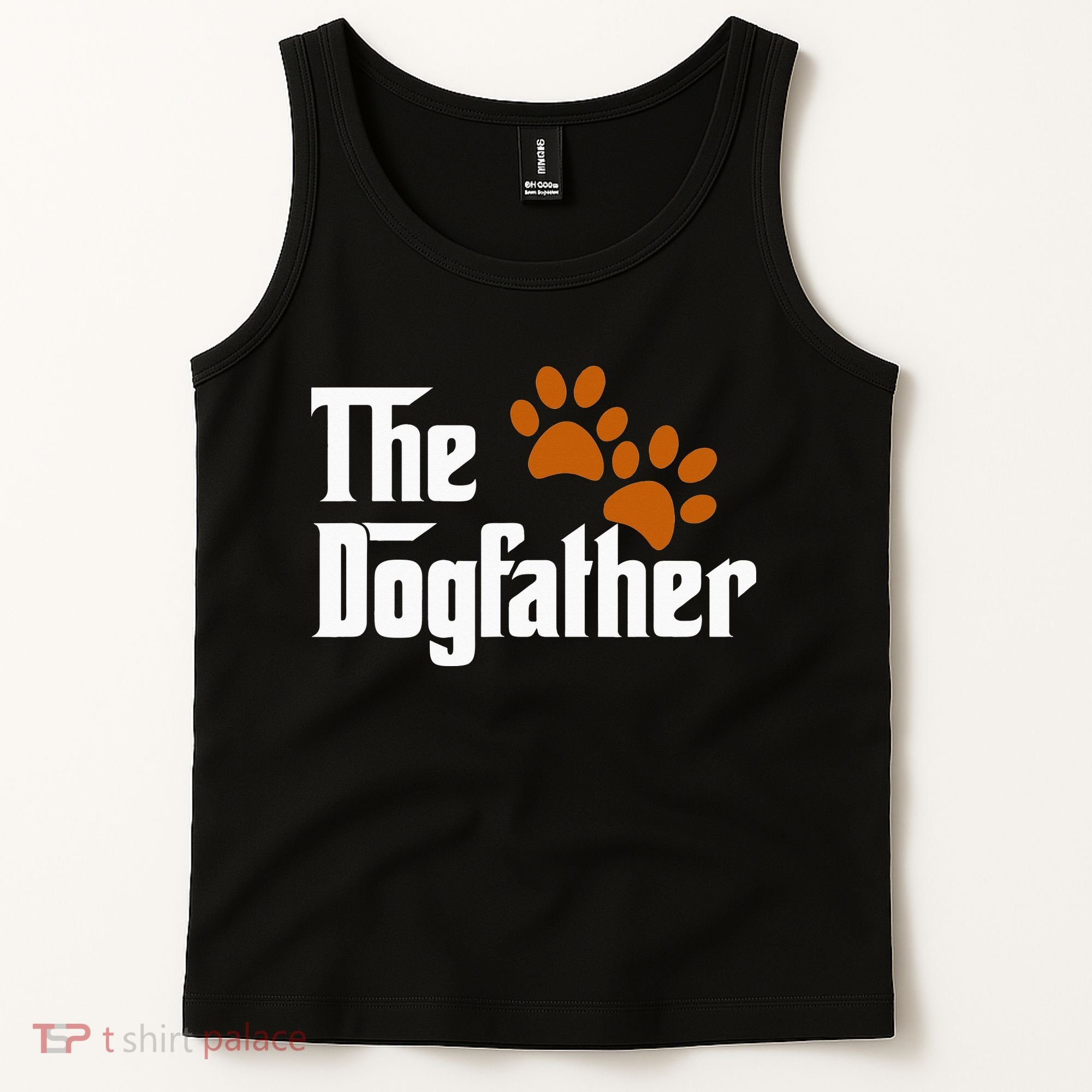 Cool Dog Dad Dog Father The DogFather Tank Top