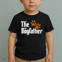 Cool Dog Dad Dog Father The DogFather Toddler T-Shirt thumb 2