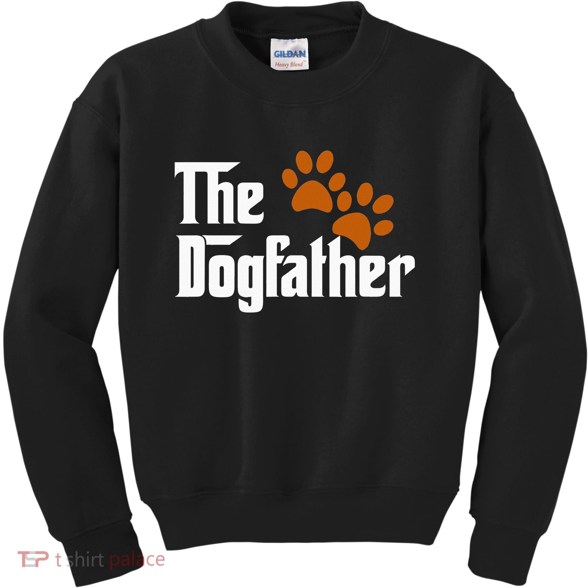 Cool Dog Dad Dog Father The DogFather Kids Sweatshirt