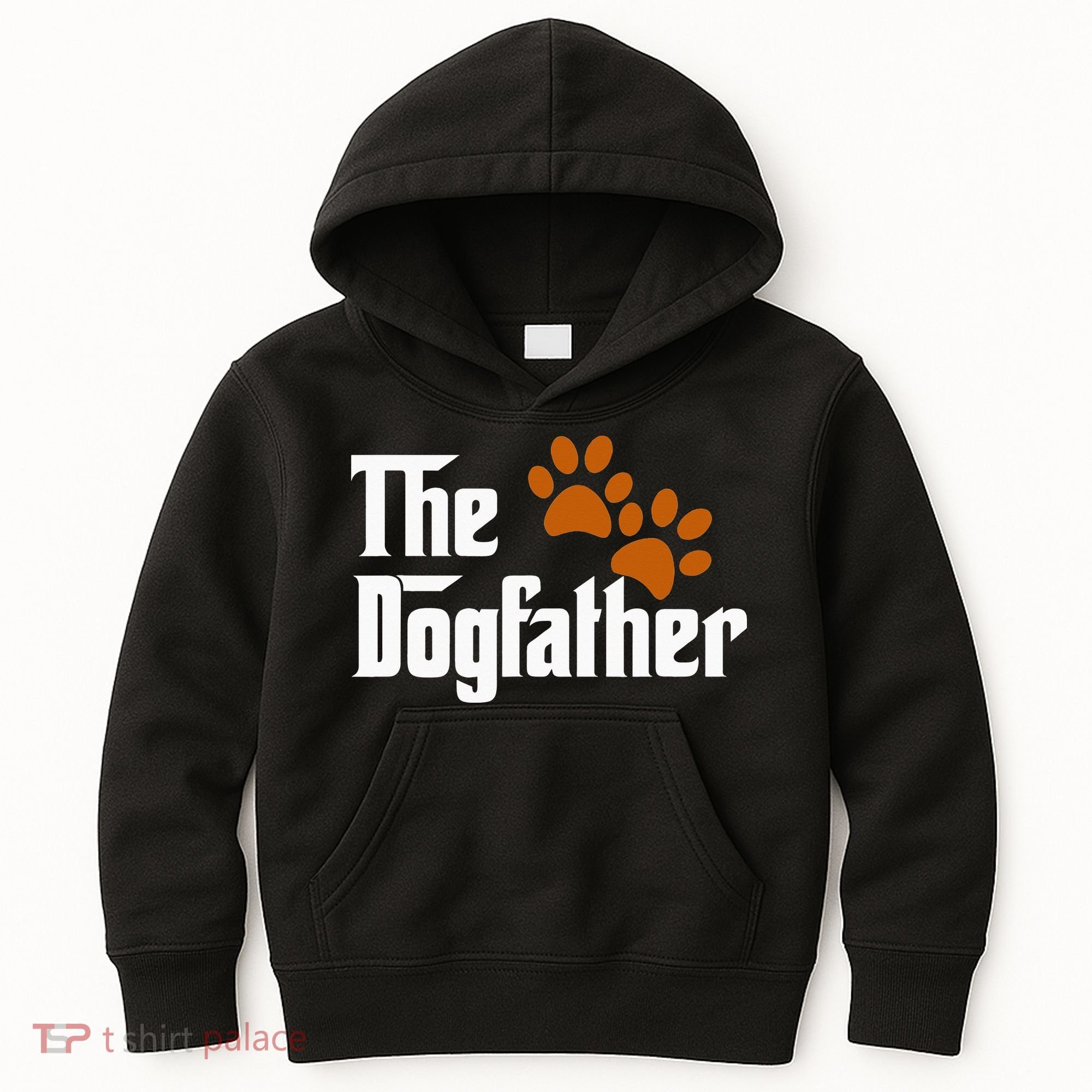 Cool Dog Dad Dog Father The DogFather Kids Hoodie