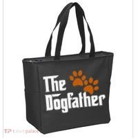 Cool Dog Dad Dog Father The DogFather Tote Bag thumb 2