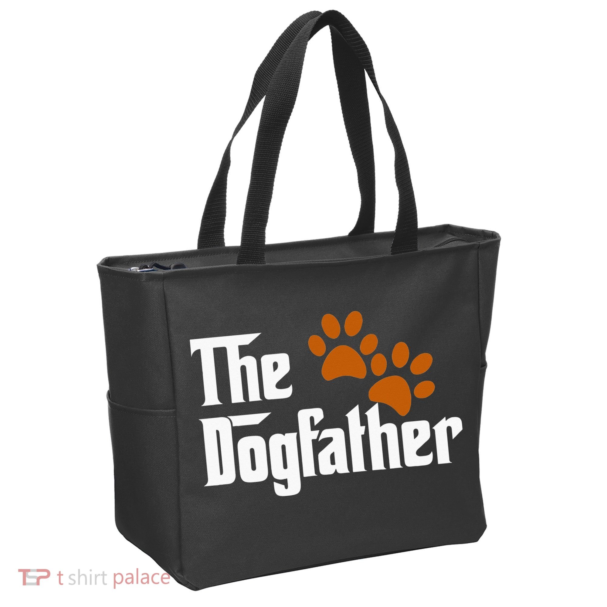Cool Dog Dad Dog Father The DogFather Tote Bag