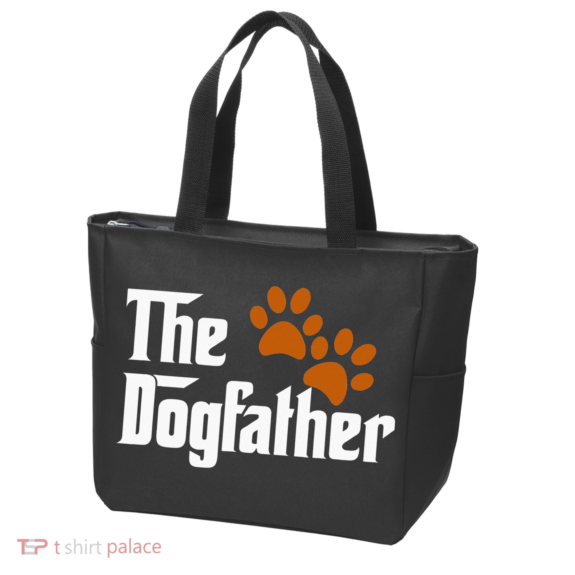 Cool Dog Dad Dog Father The DogFather Tote Bag
