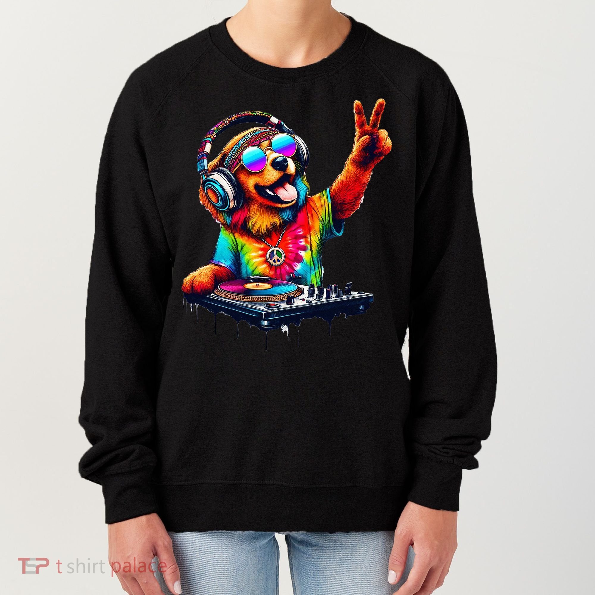 Colourful Dog DJ Women's Sweatshirt