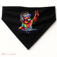 Colourful Dog DJ USA-Made Doggie Bandana thumb 0