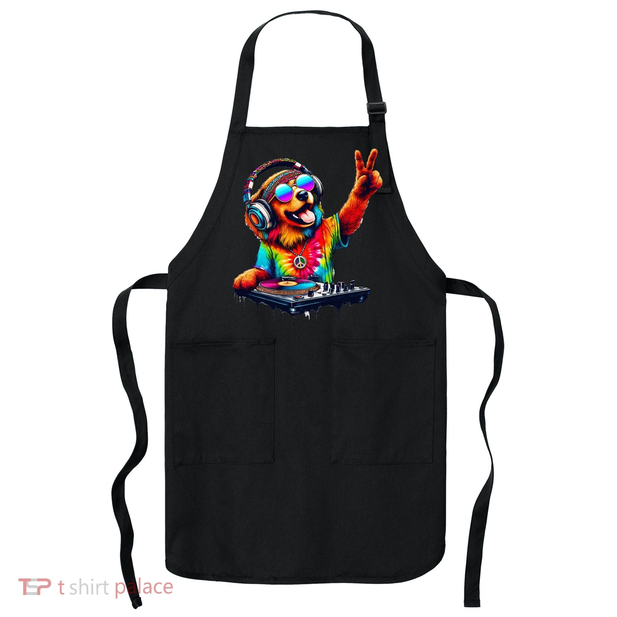 Colourful Dog DJ Apron