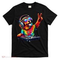 Colourful Dog DJ T-Shirt thumb 0