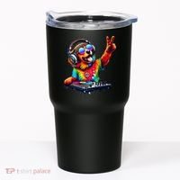 Colourful Dog DJ Tumbler thumb 0