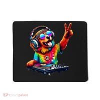Colourful Dog DJ Mousepad thumb 0