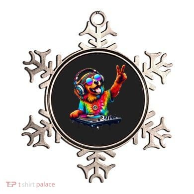 Colourful Dog DJ Ornament