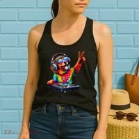 Colourful Dog DJ Women's Tank Top thumb 2