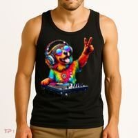 Colourful Dog DJ Tank Top thumb 3