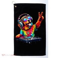 Colourful Dog DJ Golf Towel thumb 0