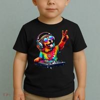 Colourful Dog DJ Toddler T-Shirt thumb 2
