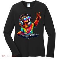 Colourful Dog DJ Women's Long Sleeve Shirt thumb 0