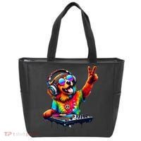 Colourful Dog DJ Tote Bag thumb 0