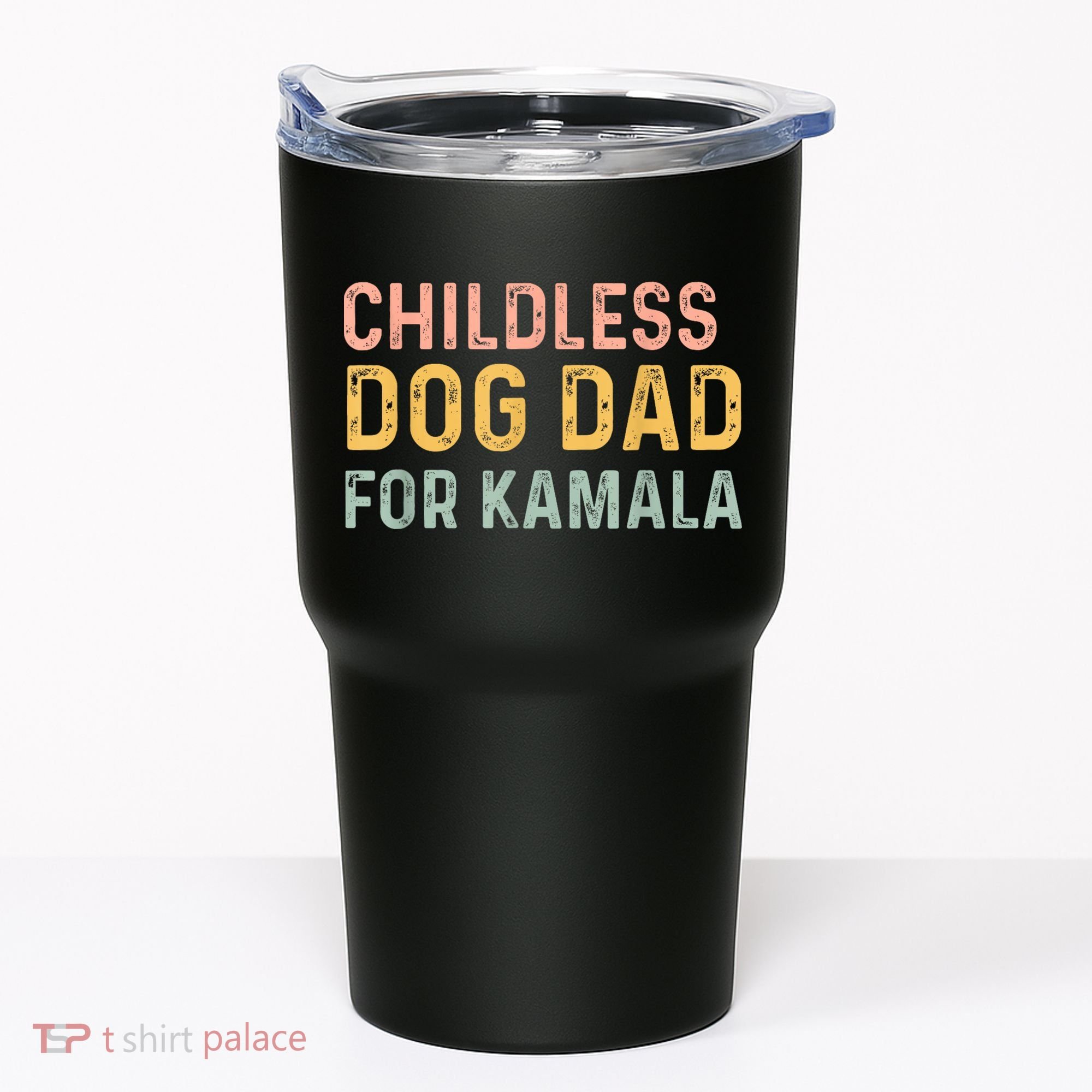 Childless Dog Dad For Kamala Harris 2024 Tumbler