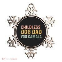 Childless Dog Dad For Kamala Harris 2024 Ornament thumb 0