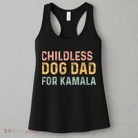 Childless Dog Dad For Kamala Harris 2024 Women's Tank Top thumb 3