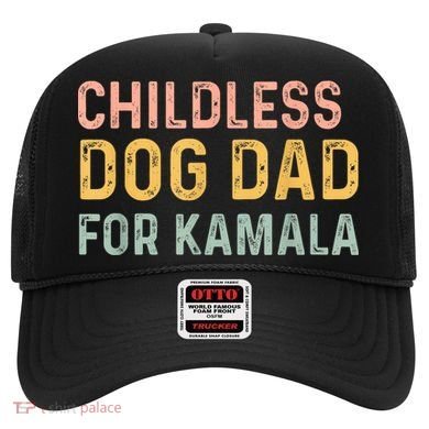 Childless Dog Dad For Kamala Harris 2024 Hat