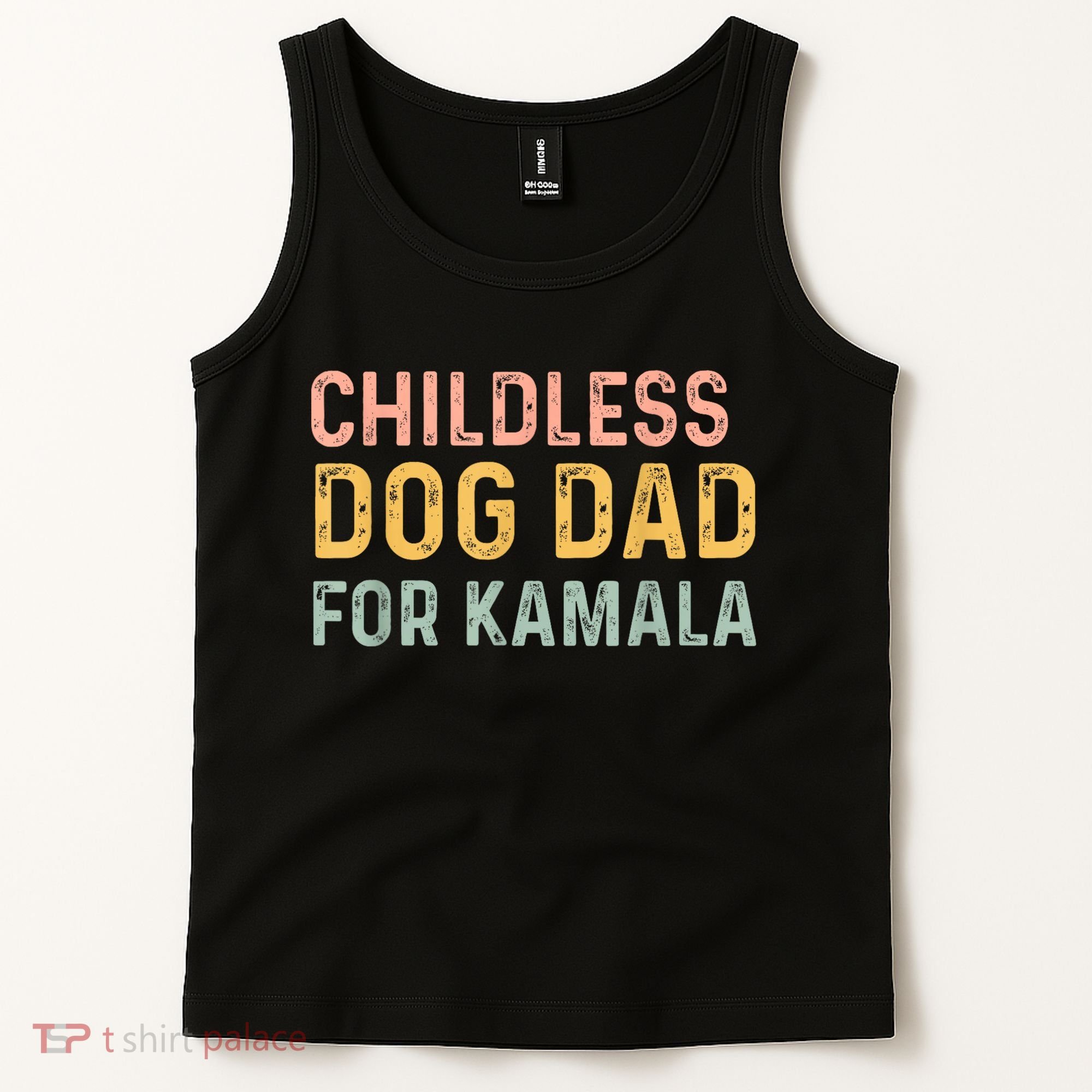 Childless Dog Dad For Kamala Harris 2024 Tank Top