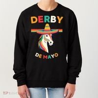 Cinco De Derby Funny Horse Racing Women's Sweatshirt thumb 0