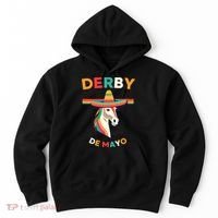 Cinco De Derby Funny Horse Racing Hoodie thumb 0